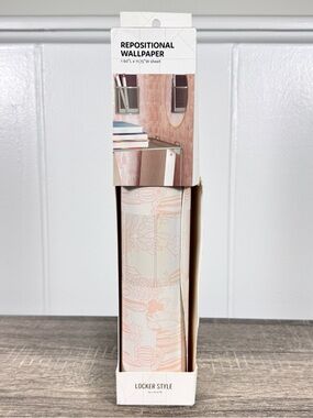 NEW U Brand Locker Style Repositional Wallpaper